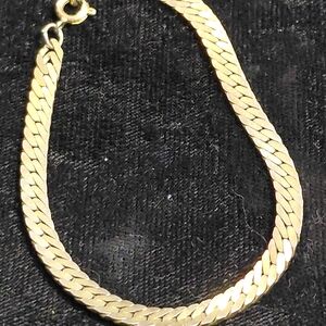 Trifari Gold Link Bracelet